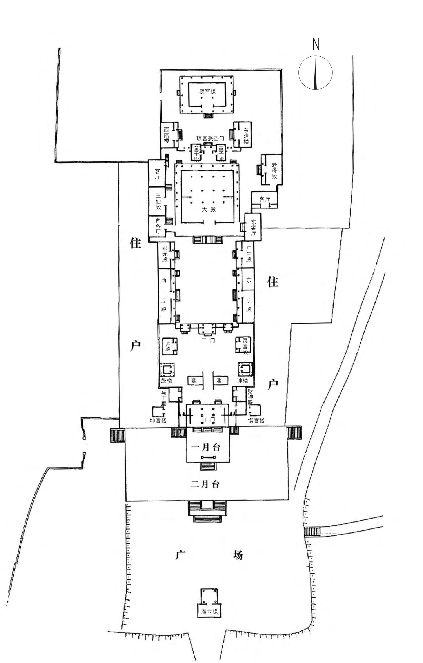 道教建筑布局图片